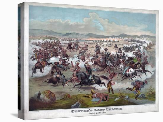 Custer's Last Charge-null-Premier Image Canvas