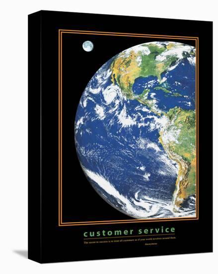 Customer Service-null-Stretched Canvas