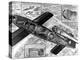 Cutaway Diagram of the V-1 'Flying Bomb'; Second World War-null-Premier Image Canvas