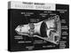 Cutaway Drawing of the Project Mercury Ballistic Capsule-Stocktrek Images-Premier Image Canvas