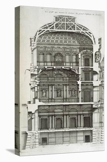 Cutaway Showing the Main Hall of the Louvre-Jean Mariette-Premier Image Canvas