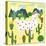 Cute Alpaca and Cactus-Michiru1313-Stretched Canvas