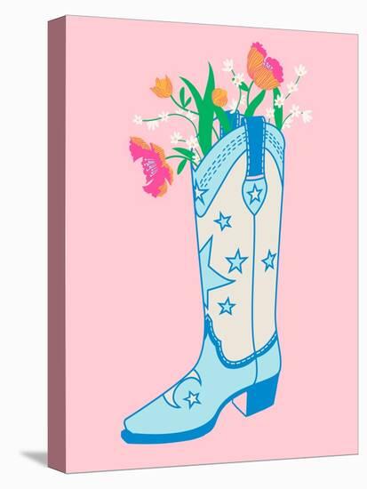 Cute Boots II-Grace Popp-Stretched Canvas