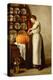 Cutting the Pumpkin, 1910-Franck-Antoine Bail-Premier Image Canvas