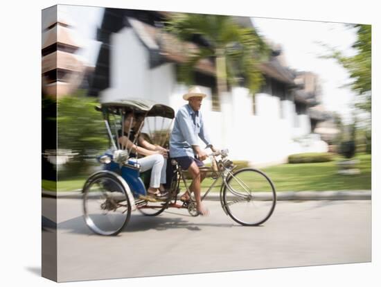 Cycle Rickshaw, Chiang Mai, Thailand, Southeast Asia-Angelo Cavalli-Premier Image Canvas