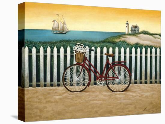 Cycle to the Beach-Lowell Herrero-Stretched Canvas