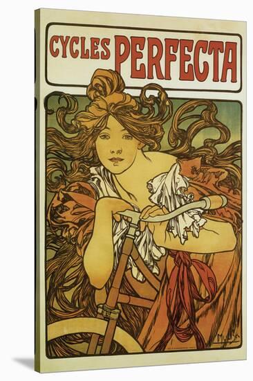 Cycles Perfecta-Alphonse Mucha-Stretched Canvas