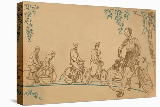 'Cycling 1839-1939 front cover', 1939-Unknown-Premier Image Canvas