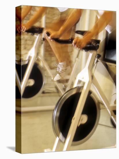 Cycling Spinning Class in Action-null-Premier Image Canvas