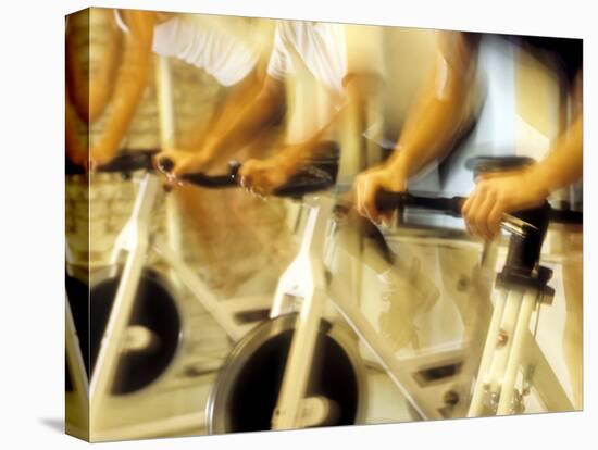 Cycling Spinning Class in Action-null-Premier Image Canvas