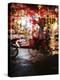 Cyclist in Front of Lantern Stall, Hanoi, Vietnam, Indochina, Southeast Asia, Asia-null-Premier Image Canvas