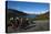 Cyclists Above Lough Nafooey, Shot from the County Mayo Side of the Border-null-Stretched Canvas