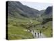 Cyclists Ascending Honister Pass, Lake District National Park, Cumbria, England, UK, Europe-James Emmerson-Premier Image Canvas
