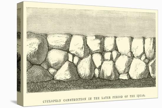 Cyclopean Construction in the Later Period of the Incas-Édouard Riou-Premier Image Canvas