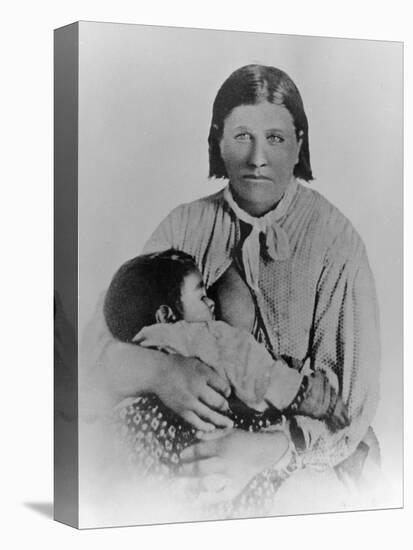 Cynthia Ann Parker with Her Daughter Prari Flower, C.1861-American Photographer-Premier Image Canvas