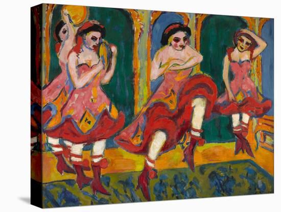 Czardas Dancers, 1908-1920-Ernst Ludwig Kirchner-Premier Image Canvas