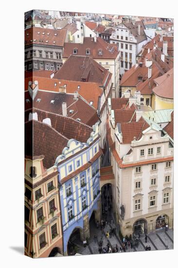 Czech Republic, Bohemia, Prague. Prague Central Square-Emily Wilson-Premier Image Canvas