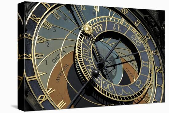 Czech Republic, Prague, Astronomical Clock at Old Town Hall Tower, Astromical Dial-null-Premier Image Canvas