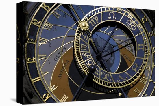Czech Republic, Prague, Astronomical Clock at Old Town Hall Tower, Astromical Dial-null-Premier Image Canvas