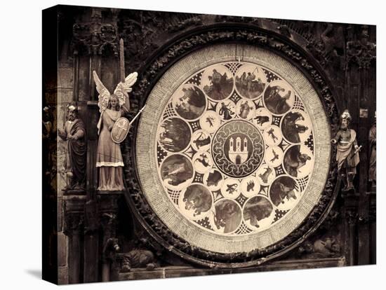 Czech Republic, Prague, Stare Mesto (Old Town), Astronomical Clock on Old Town Hall-Michele Falzone-Premier Image Canvas
