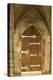 Czech Republic, Prague. Wooden Door in St. Vitus Cathedral-Jaynes Gallery-Premier Image Canvas
