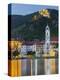 DŸrnstein Abbey, Blue Tower, Wachau, the Danube, Lower Austria, Austria-Rainer Mirau-Premier Image Canvas