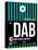DAB Daytona Beach Luggage Tag II-NaxArt-Stretched Canvas