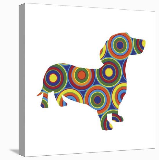 Dachshund Circles-Ron Magnes-Premier Image Canvas