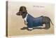 Dachshund Dressed as a Man-null-Premier Image Canvas