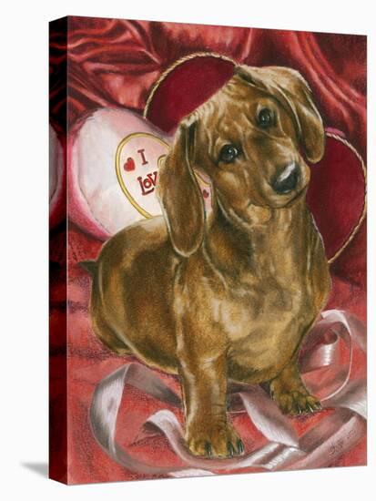 Dachshund Love-Barbara Keith-Premier Image Canvas