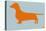 Dachshund Orange-NaxArt-Stretched Canvas