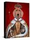 Dachshund Queen-Fab Funky-Stretched Canvas