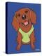 Dachshund Red-Tomoyo Pitcher-Premier Image Canvas