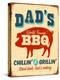 Dad's BBQ-Real Callahan-Stretched Canvas