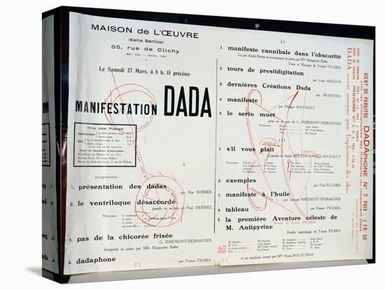 Dada Manifestation, C.1921 (Litho)-French-Premier Image Canvas