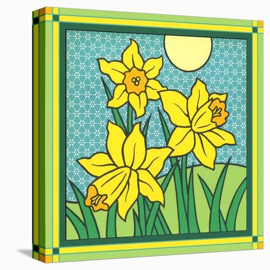 Daffodils 1-Denny Driver-Premier Image Canvas