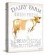 Dairy Farm burlap-Avery Tillmon-Stretched Canvas