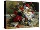 Daisies, Cornflowers and Poppies-Eugene Henri Cauchois-Premier Image Canvas