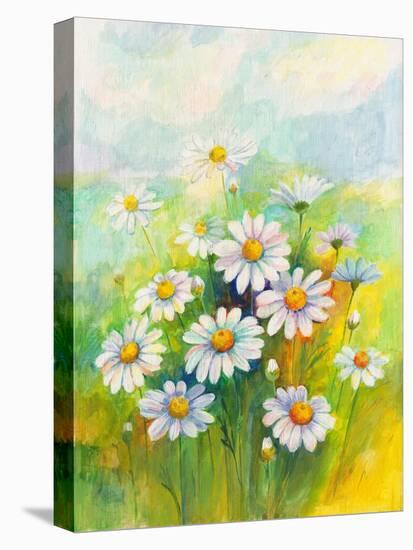 Daisies in a Flower-ZPR Int’L-Premier Image Canvas