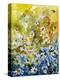 Daisies Watercolor-Pol Ledent-Stretched Canvas