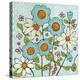 Daisy Blue Flowers-Blenda Tyvoll-Premier Image Canvas