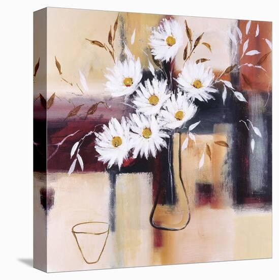 Daisy Impressions I-Natasha Barnes-Stretched Canvas