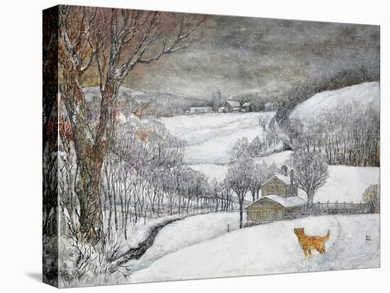 Daisy’s First Snow-Bill Bell-Premier Image Canvas
