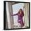 Dalida Posing on a Beach-Therese Begoin-Premier Image Canvas