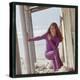 Dalida Posing on a Beach-Therese Begoin-Premier Image Canvas