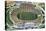 Dallas, Texas - Aerial View of the Cotton Bowl Stadium, c.1941-Lantern Press-Stretched Canvas