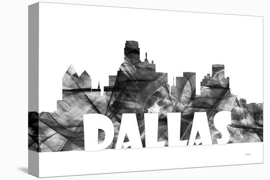 Dallas Texas Skyline BG 2-Marlene Watson-Premier Image Canvas