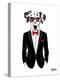 Dalmatian Dog in Tuxedo-Olga Angellos-Stretched Canvas