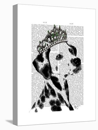 Dalmatian with Tiara-Fab Funky-Stretched Canvas