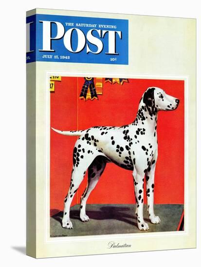 "Dalmatians," Saturday Evening Post Cover, July 17, 1943-Rutherford Boyd-Premier Image Canvas